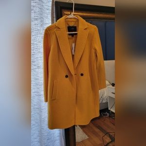 J Crew Yellow Coat